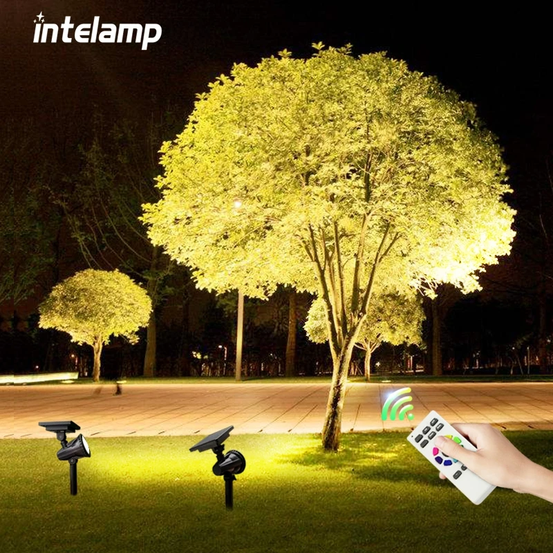 

2025 Outdoor Solar Waterproof LED Landscape Lighting High-Brightness Lawn Spotlight For Gardens Courtyards Trees Paths Terrace