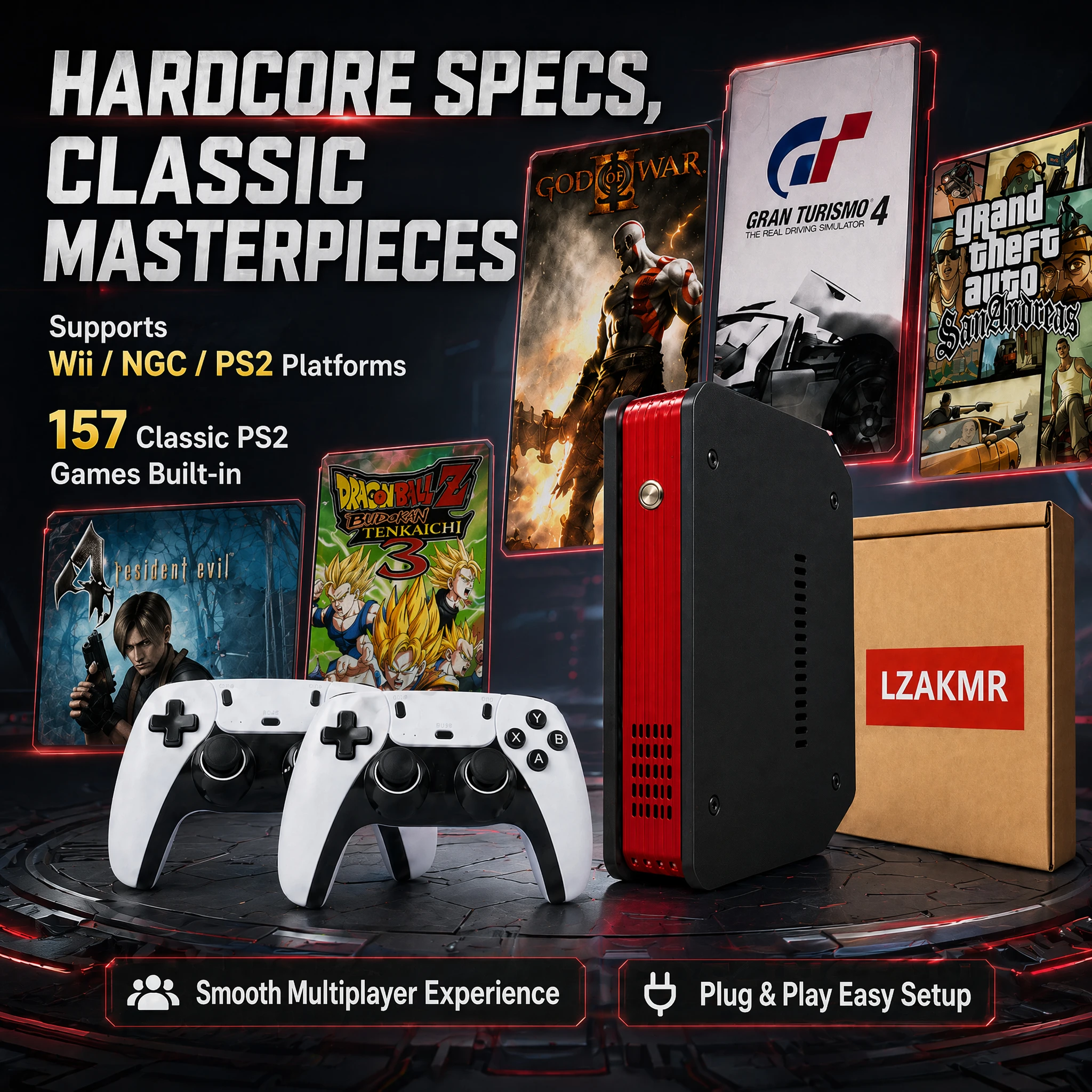 Gaming Console With Gta - Игровая консоль X4-2 с 157 классическими