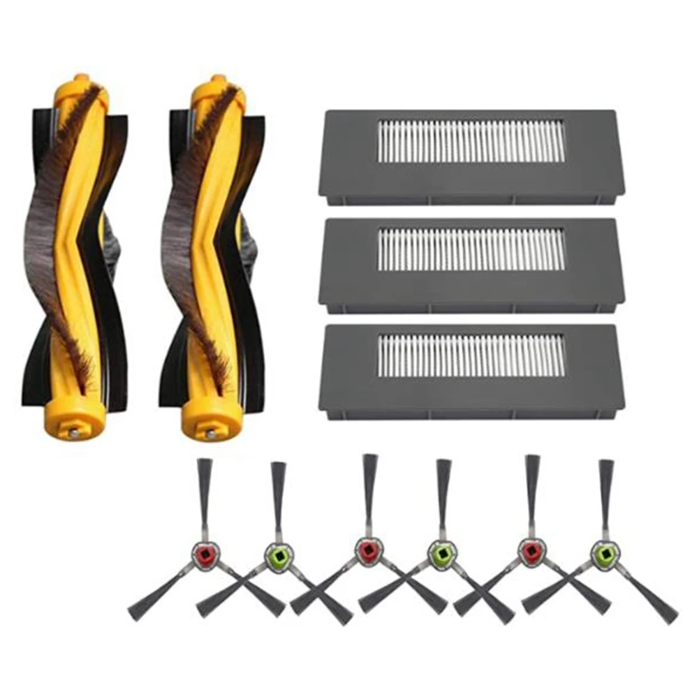 교체 부품 메인 브러시 필터 사이드 브러시, ECOVACS DEEBOT 900 901 로봇 진공 청소기용 교체