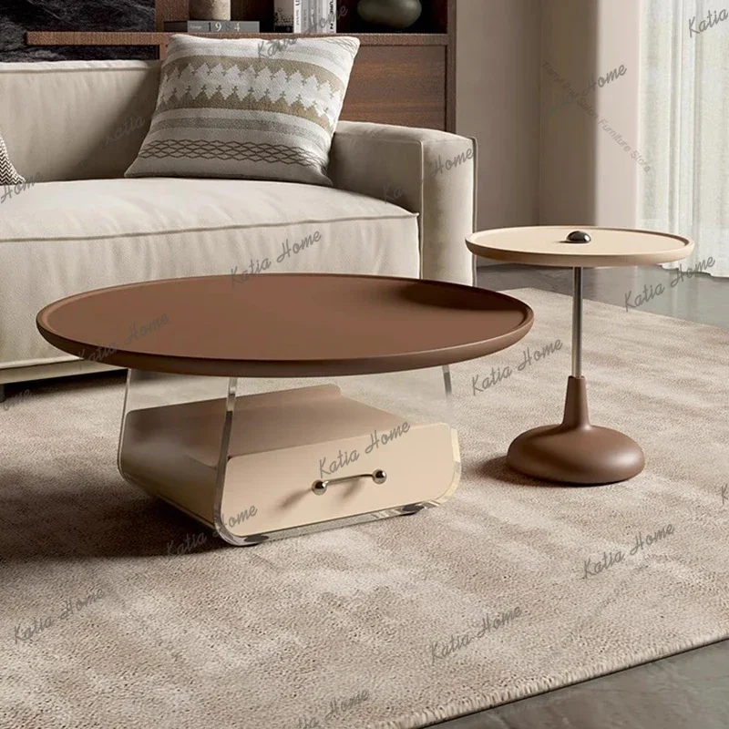 LSNordic Cream Style Coffee Tables Originality Modern Living Room Sofa Side Coffee Table Villa Courtyard Home Furniture Tisch FY