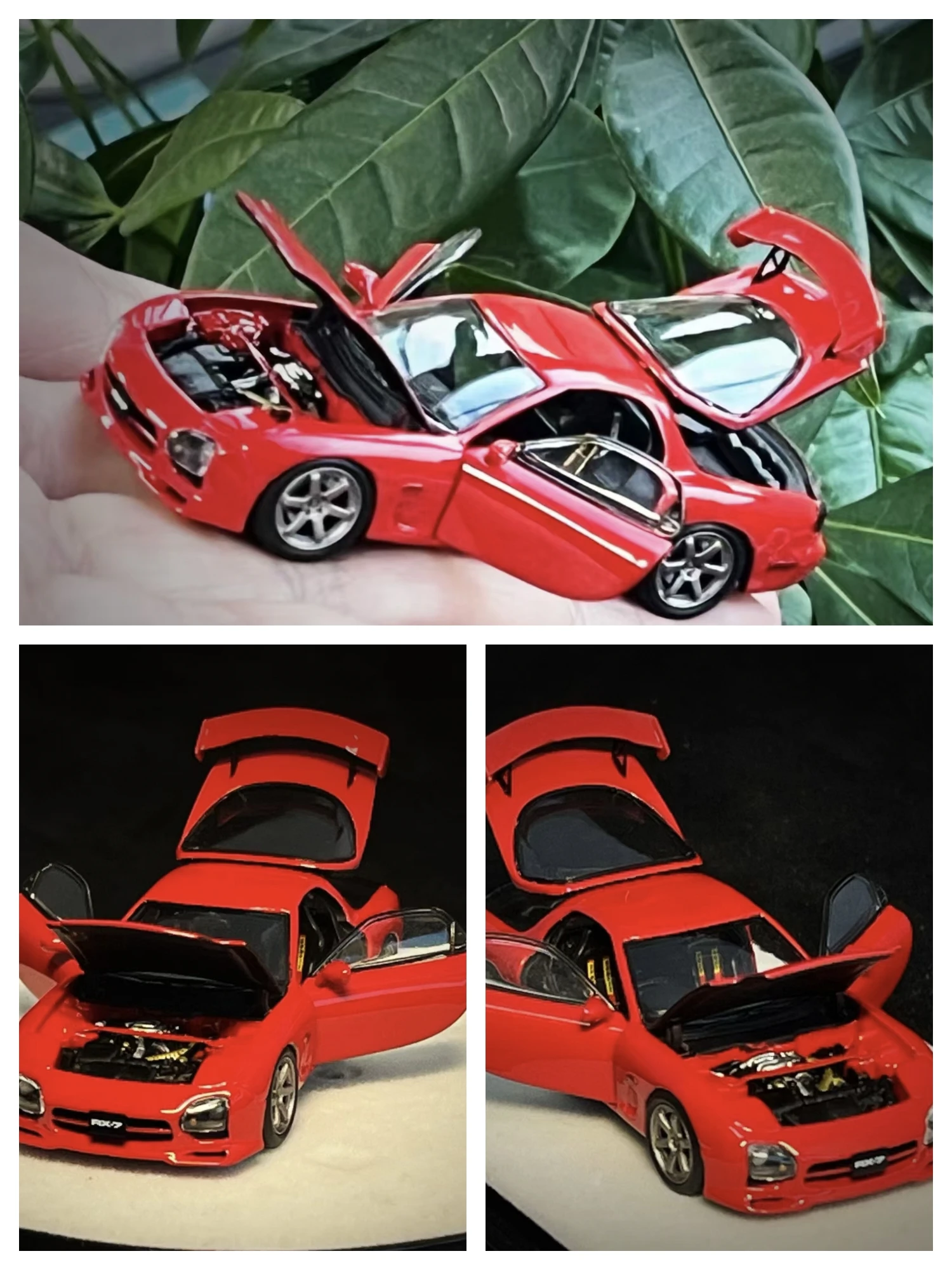 

Spot PGM 1:64 Mazda Mazda RX7 Alloy Full Open, Car Model Collection Pendulum