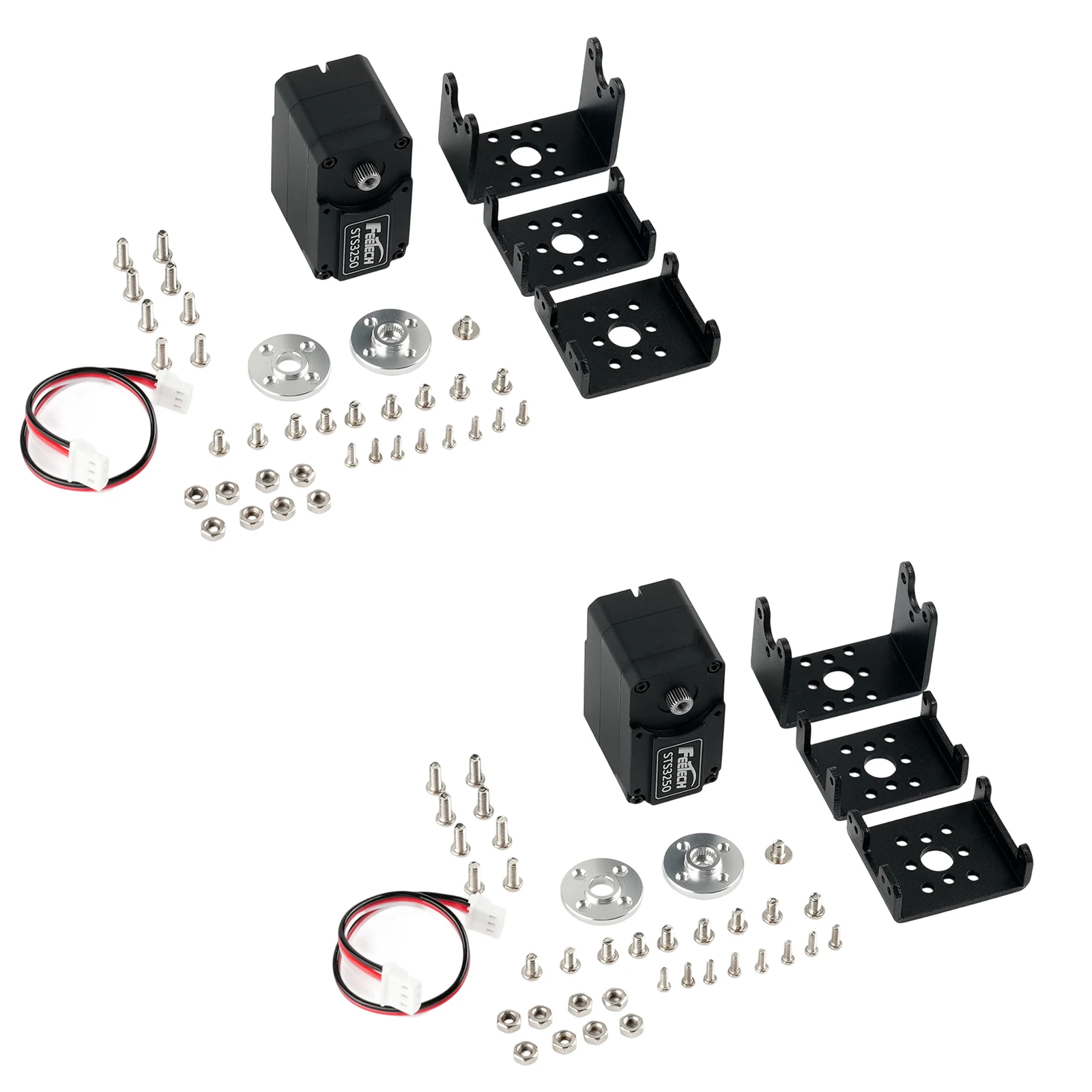 Feetech STS3250 50KG Smart Servo 12V Coreless Serial Bu Magnetic Encoder 360° Multi Turn TTL Protocol for Industrial Robotics