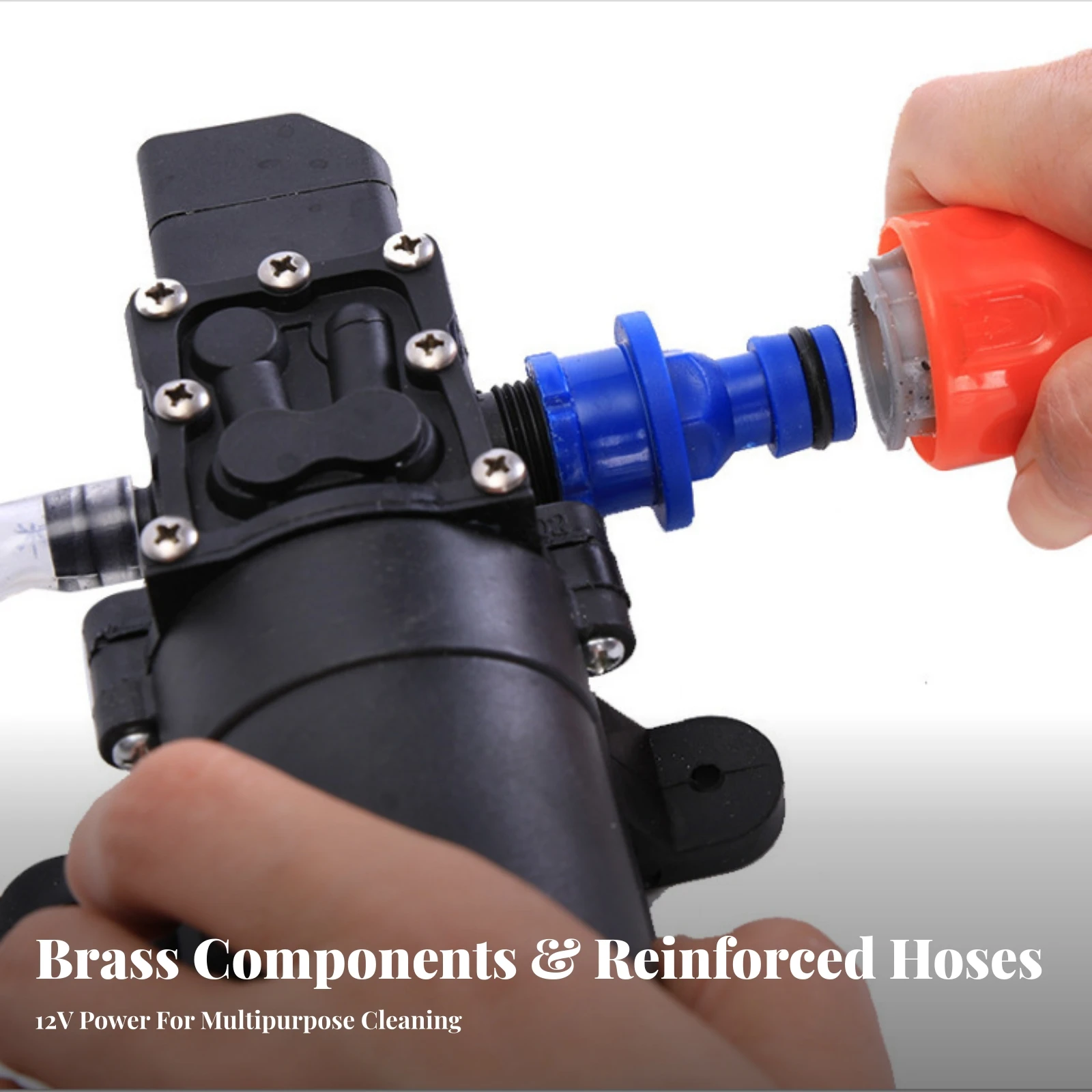 12V Vehicle Washer Pump System with Metal Lance for Auto Detailing