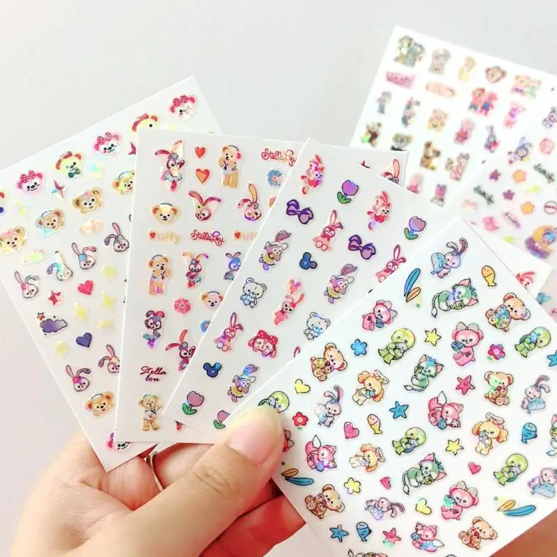 

1 Pack Disney Color Changing Stickers Decorative Mobile Phone Refrigerator Computer Textbook Stickers Daffy Rabbit DIY Stickers