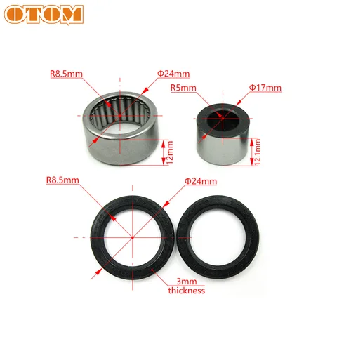 Imagen 2 del producto OTOM-Kit de mantenimiento de palanca triangular para YAMAHA YZ250F, amortiguador trasero, brazo de balancín inferior, sello de aceite de rodamiento