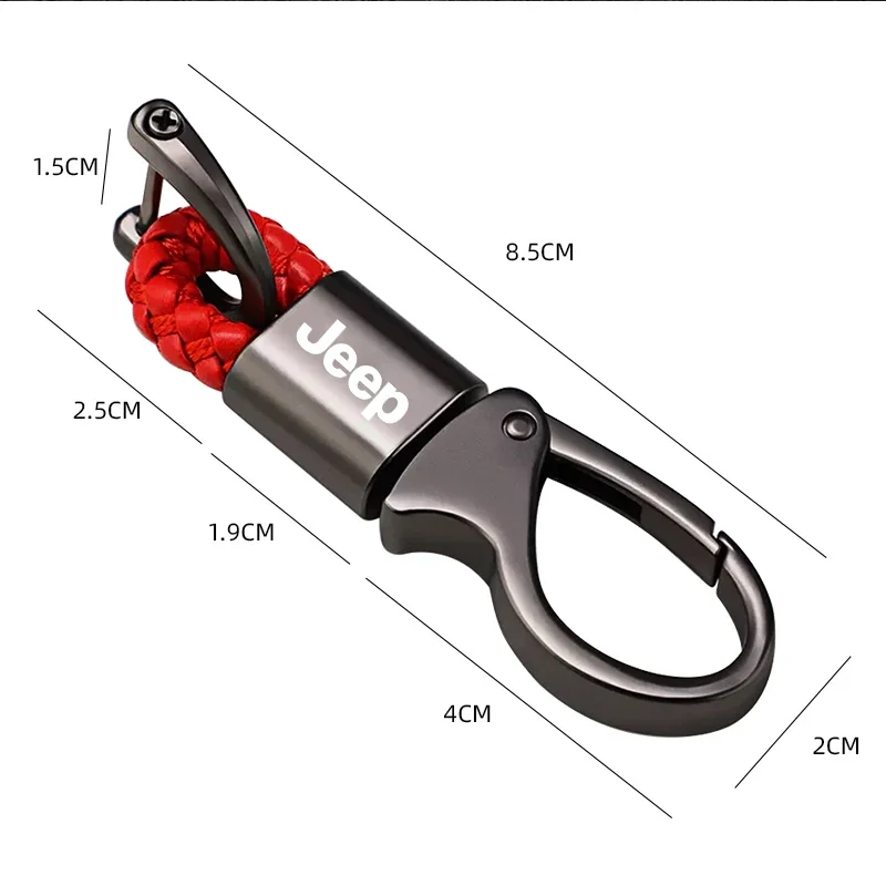 Car Keychain Auto Keyring Accessories For Jeep Renegade Compass Grand Cherokee Wrangler jk Gladiator Patriot