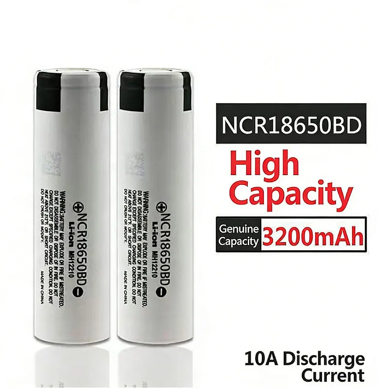 

NCR18650BD Rechargeable Li-ion Battery 3.7V 3200mAh for 89Sabers and ELF Saber Neopixel Lightaber part Flashlight Can Be Used