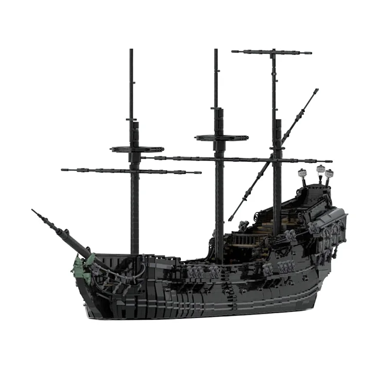 7398 PCS Vessel Bricks TheBlackPearl MOC Customize Modular Building Block Creative Design Educational DIY Boys Toy Birthday Gift