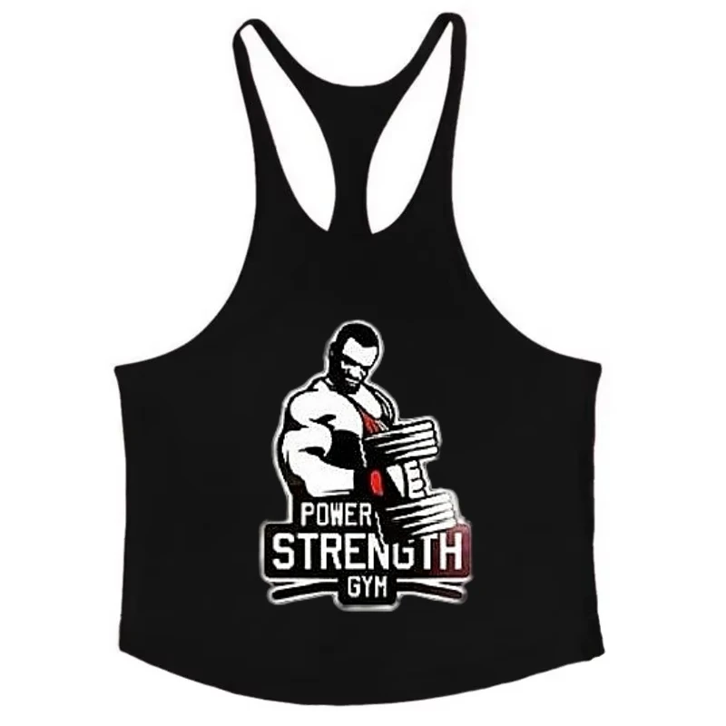 2025 New Premium Quality Fitness Wear Men's Bodybuilding Fitness Stringer Vest Undershirt Muscle Workout Sportswear