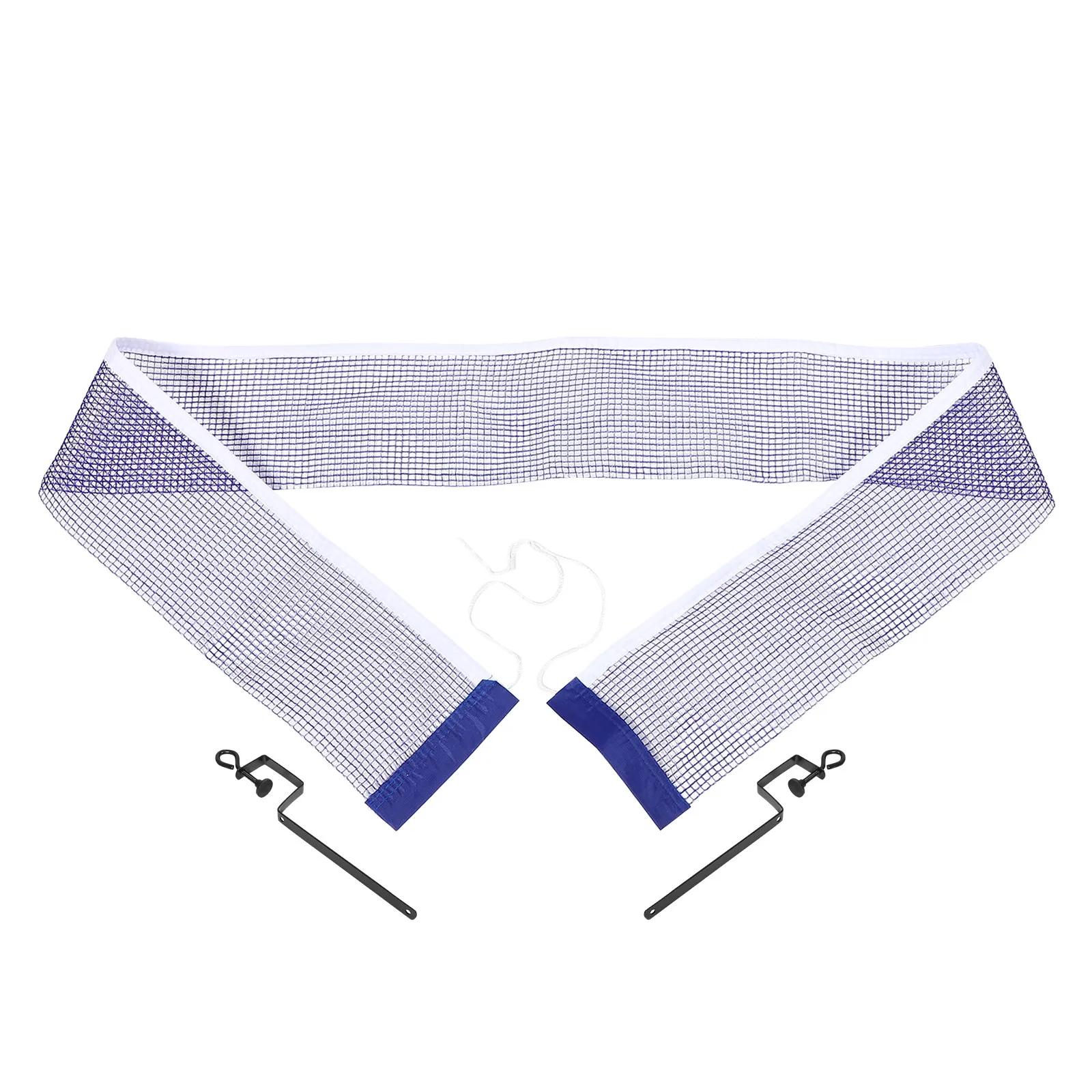 

Portable Table Tennis Net and Metal Bracket Retractable Pingpong Net for Any Table Adults Training Practice Indoor Outdoor