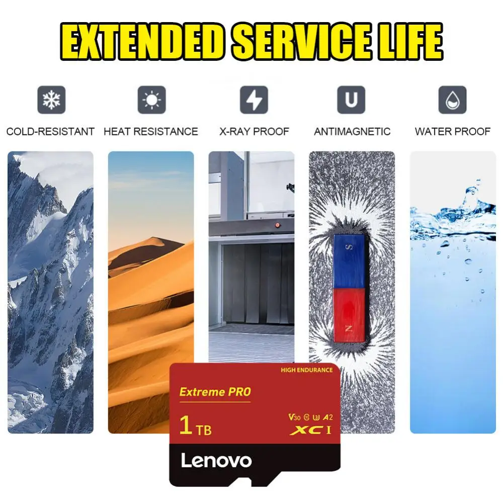 Lenovo A2 U3 Micro TF SD Card Mini SD Card 128GB Class10 High Speed Write Super Compatibility Phone Camera Meomory Card Original