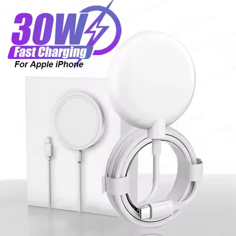 Apple iPhone 15 14 13 12 11 Pro Max PD USB-C 빠른 충전 X XS XR 전화 액세서리 용 기존 30W 자기 무선 충전기