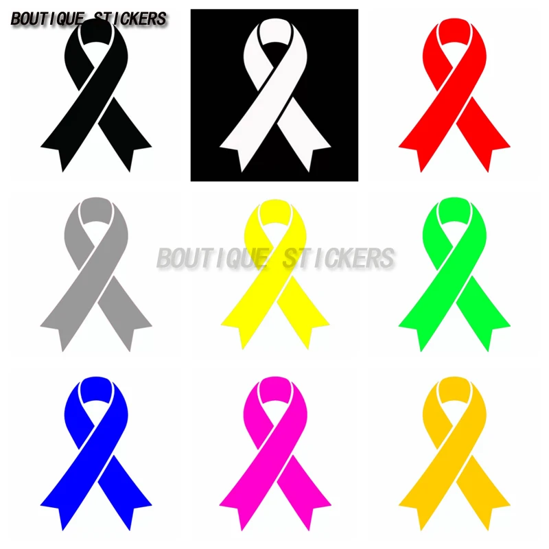 

CAUSE RIBBON Vinyl Decal Sticker Car Window Laptop Disease Cancer Support