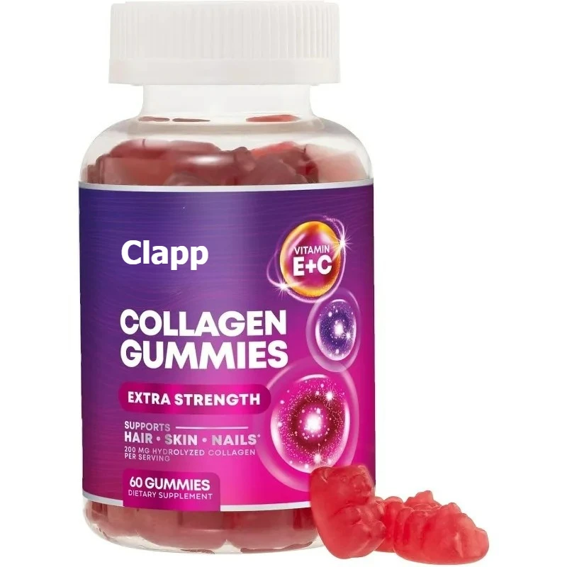 

Women's Collagen Peptide Gummies Contain Biotin, Suitable for Hair, Skin, Nails, Bone Health, and Joint Support, Non GMO