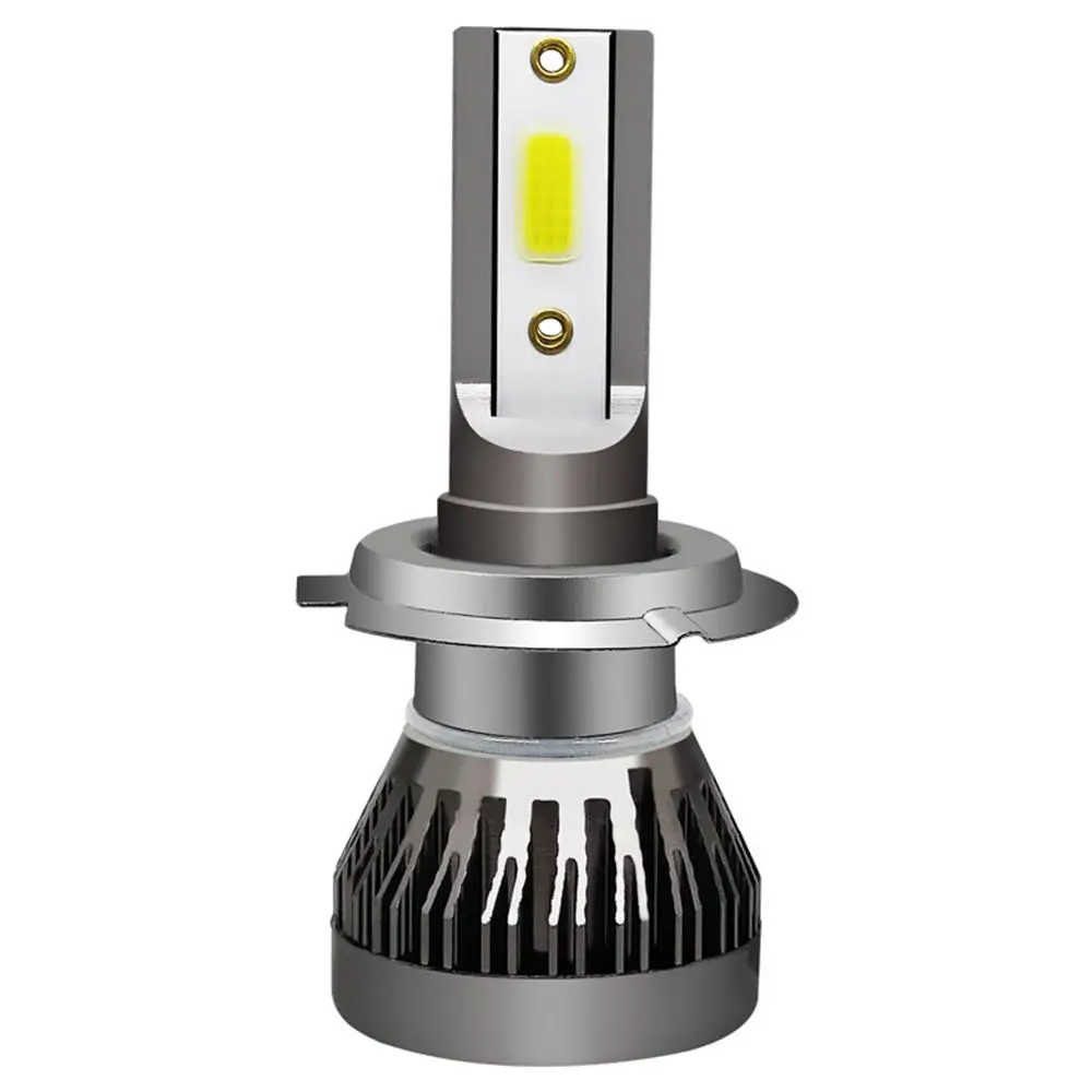 Kit de conversion d'éclairage de sauna à LED H7, ampoule COB, 120W, 26000LM, blanc, haute puissance, 6000K, assemblage de lumières de voiture, 1 x