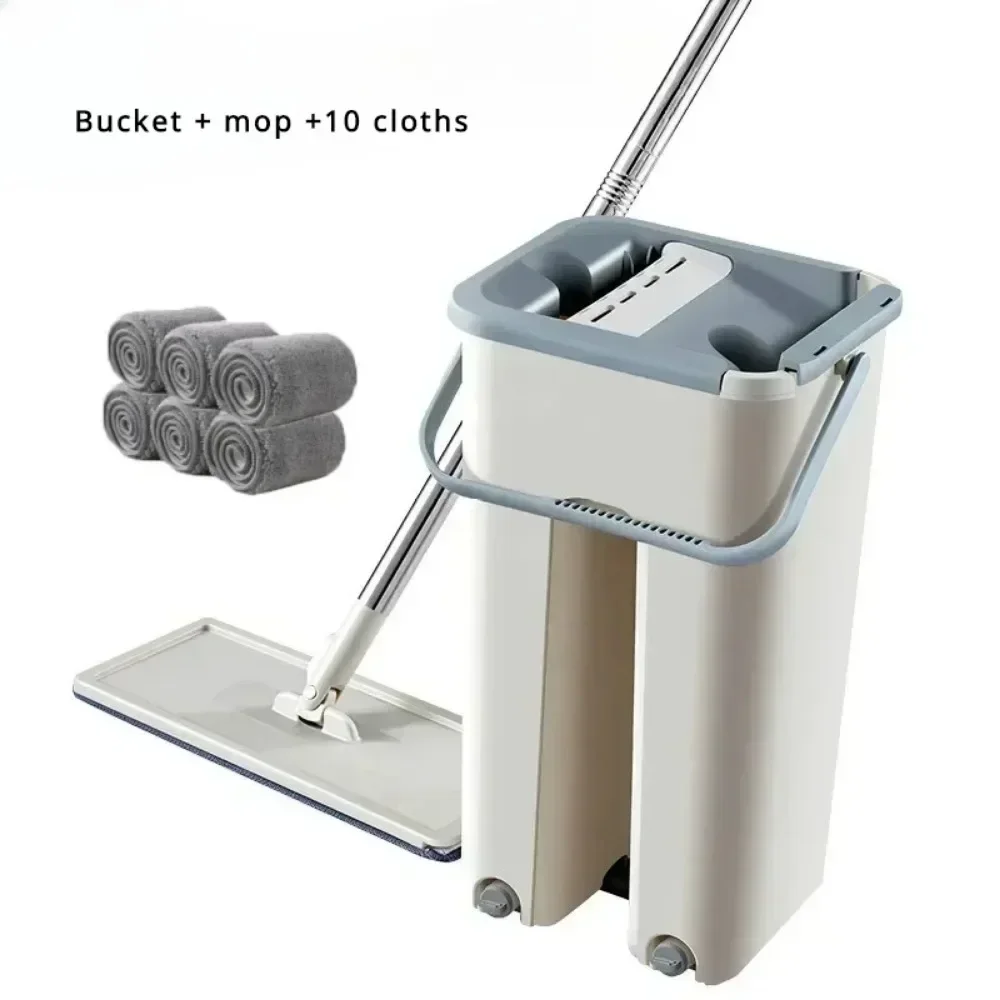 Floor Mop Lazy no-wash squeeze type automatic dehydration cleaning Mop