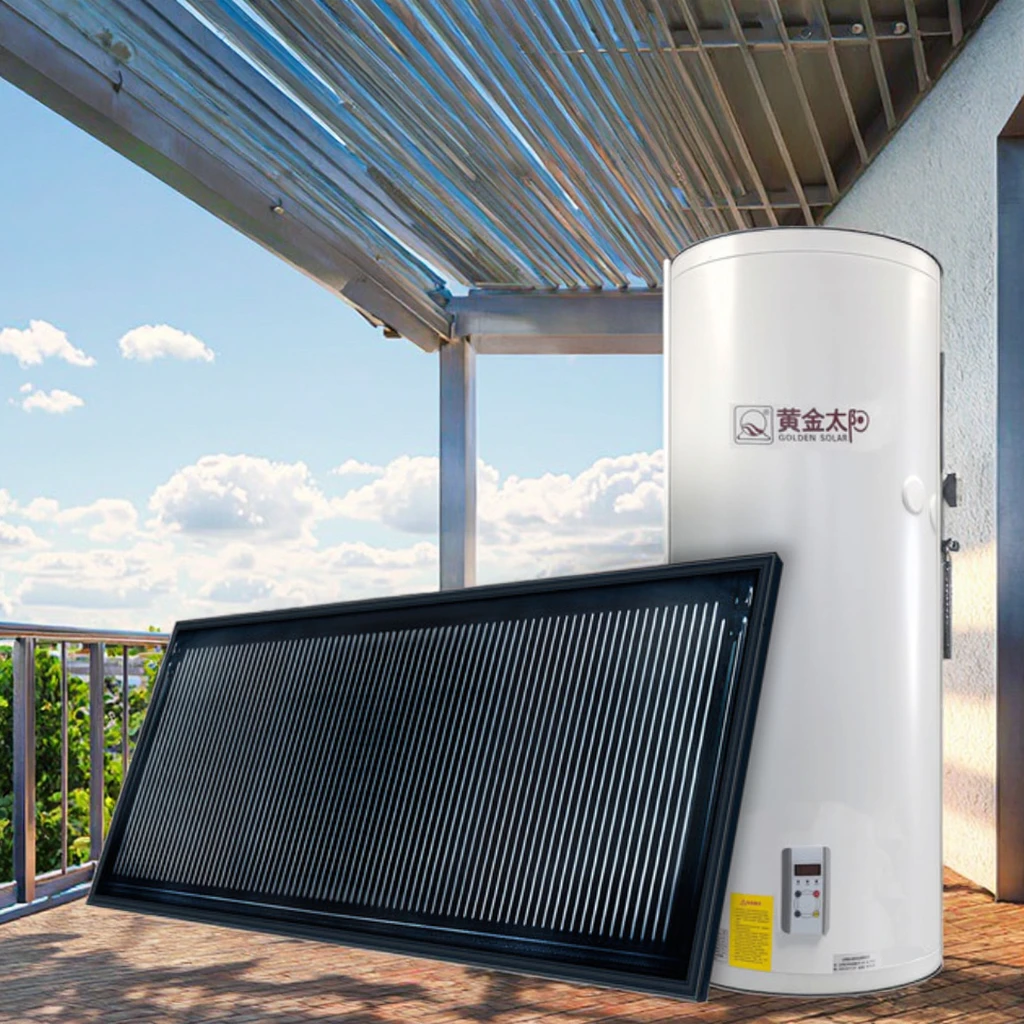 

100л настенный солнечный водонагреватель под давлением, морозостойкий для холодных климатистов, для отелей, дома, металлический корпус