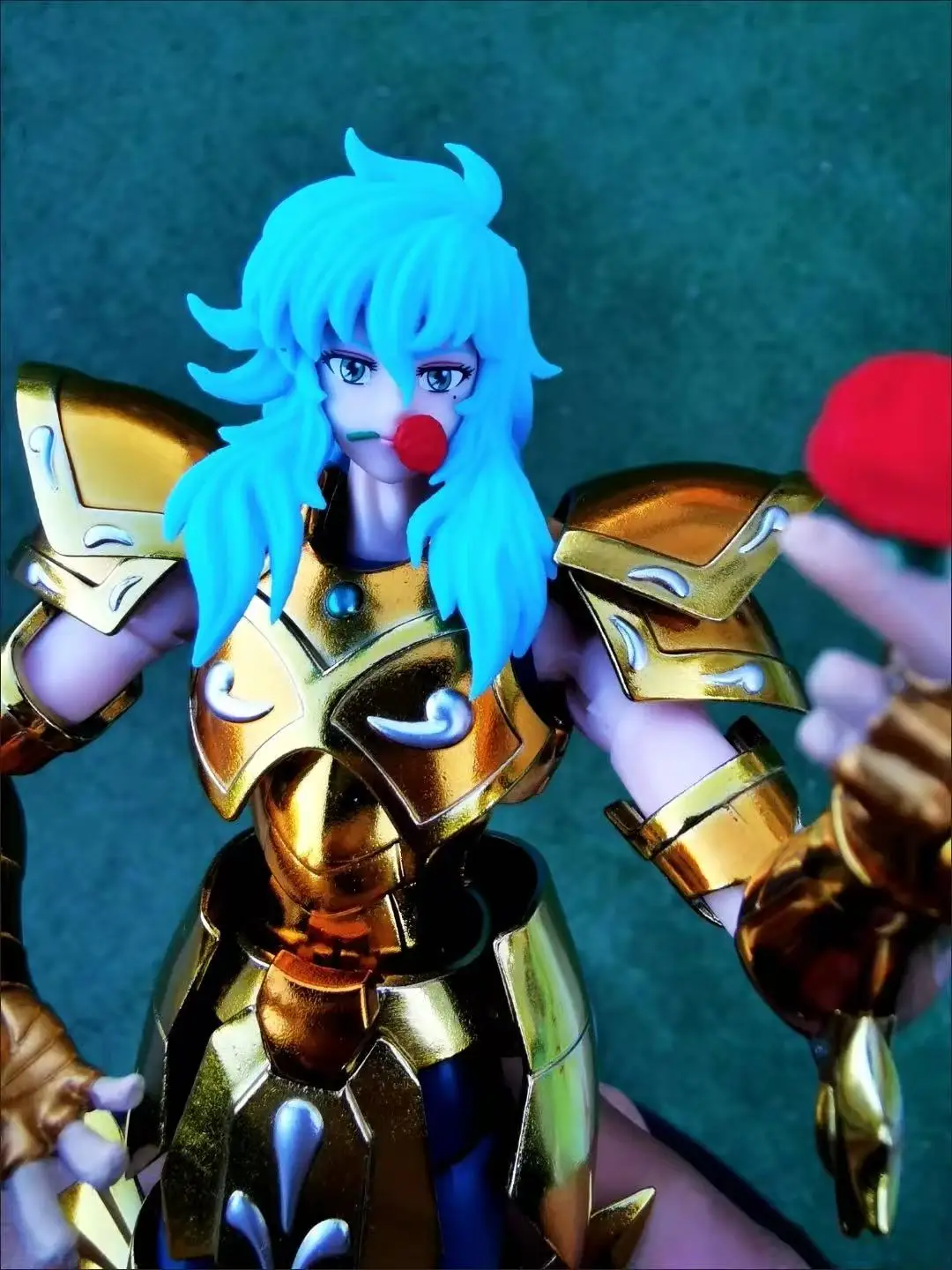 Mc modelo saint seiya pano mito ex peixes afrodite 24k/ouro cavaleiros do zodíaco anime figura de ação brinquedos coleção presentes