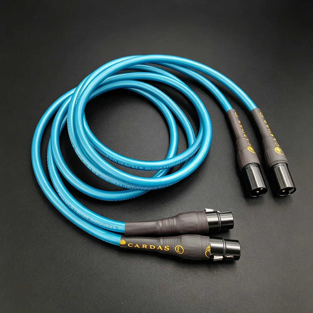 a pair Hi-END RCA / XLR Balanced Audio  Cable Signal Interconnect Line WIre