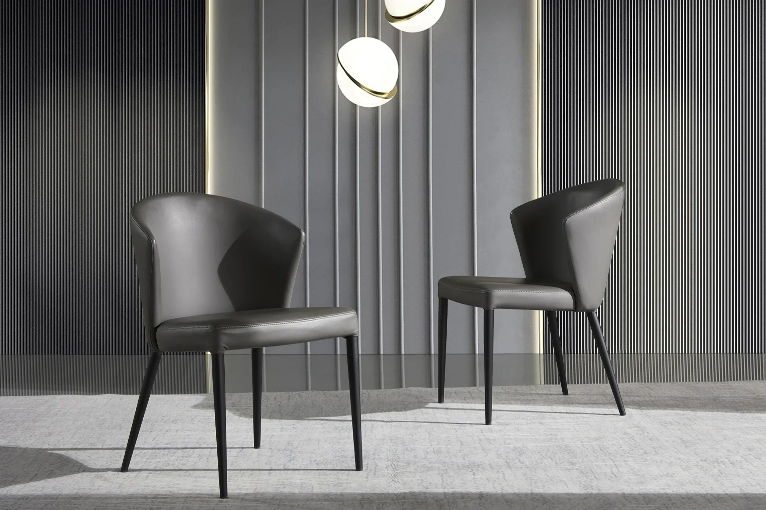 

For Modern Vintage Home Dining Chair Cheap Leather Furniture for Kitchen Hotel and Villa