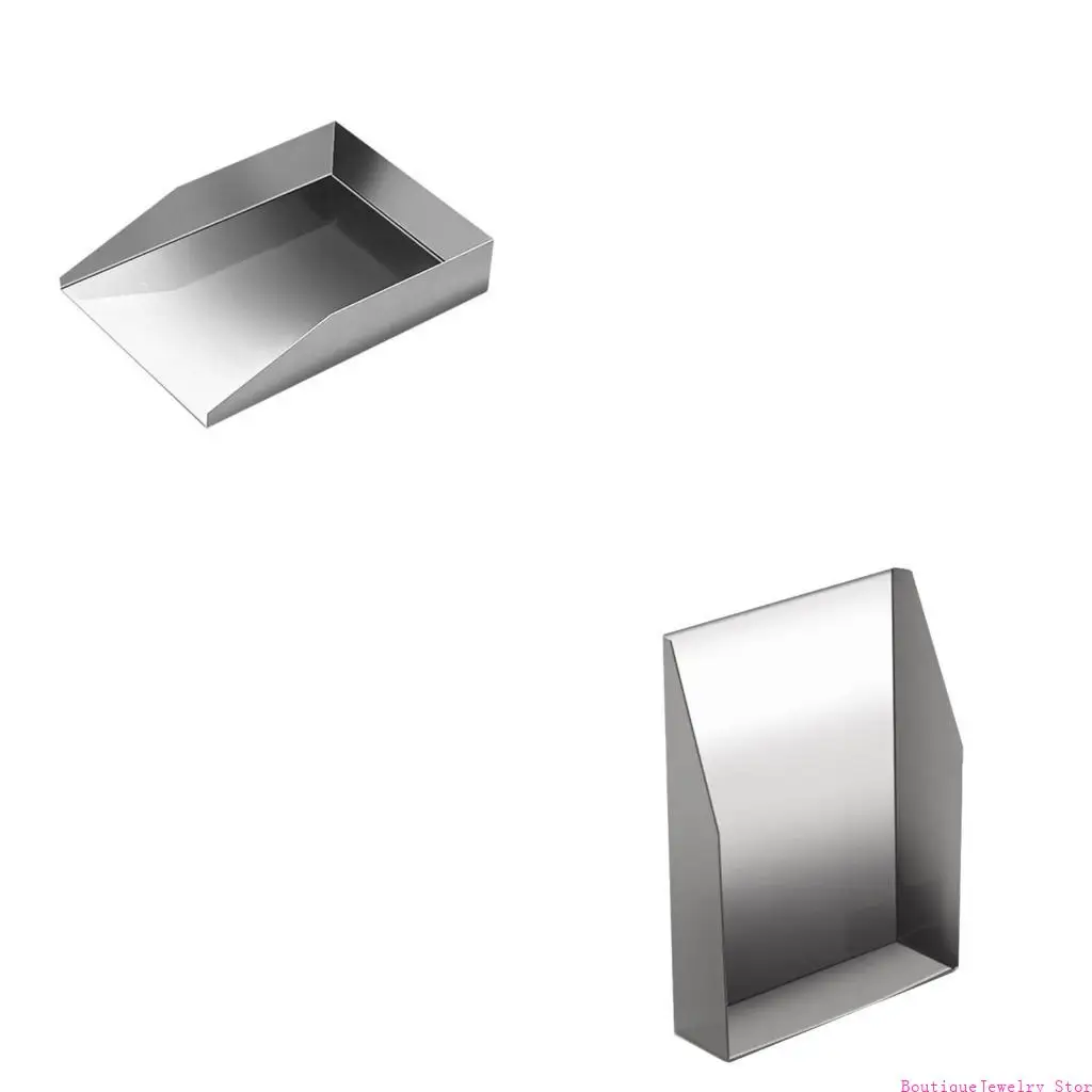 

E1PE Mini Jewelry Shovel Stainless Steel Gemstones Scoops Craft Jewelry Bead Scoops Beads Sorting Tools Supplies Easy to Use