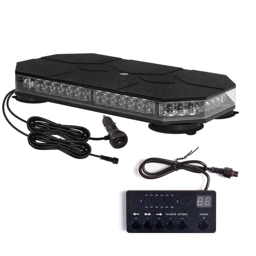 42 LED سقف السيارة العلوي ستروب أضواء الطوارئ تحذير السلامة منارة المغناطيسي جبل لشاحنة إسعاف الثلوج محراث أضواء الشرطة bli