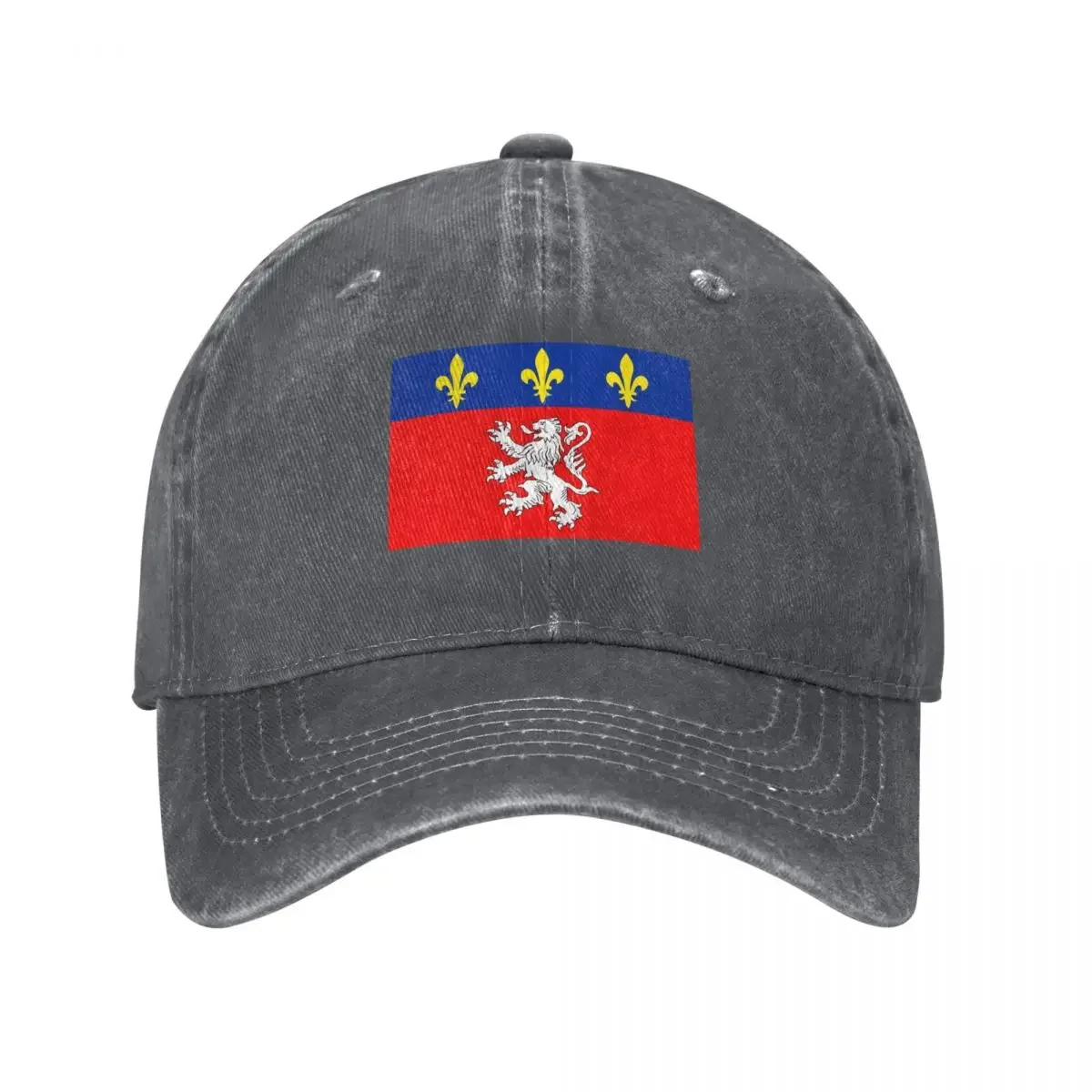 Lyon France flag Baseball Cap Mountaineering Luxury Cap Fashion Beach foam party Hat Mens Caps Women's