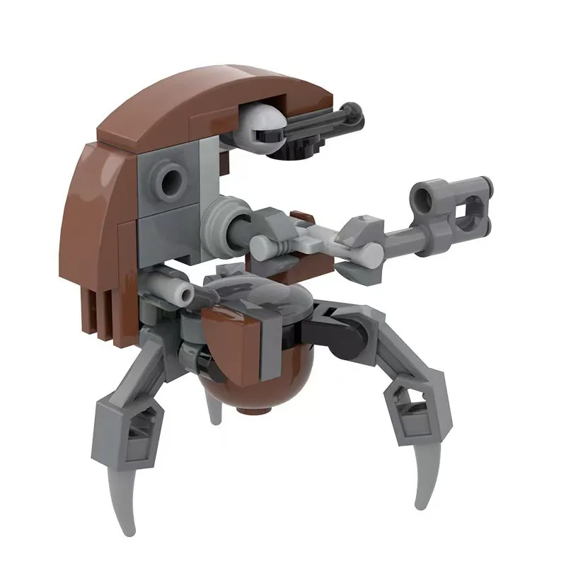 10 conjunto moc espaço destroyer droideka define o clone robô destroyer luta bloco de construção armas do exército tijolos soldados para presente