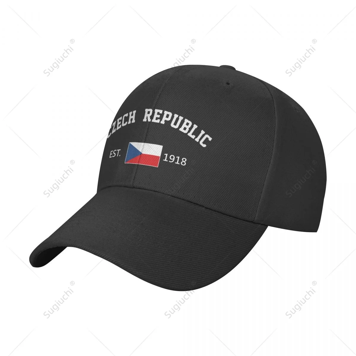 Unisex Baseball Cap Czech Republic EST.1918 Independence Day Wild Sun Shade Peaked Adjustable Outdoor Caps for Men Women