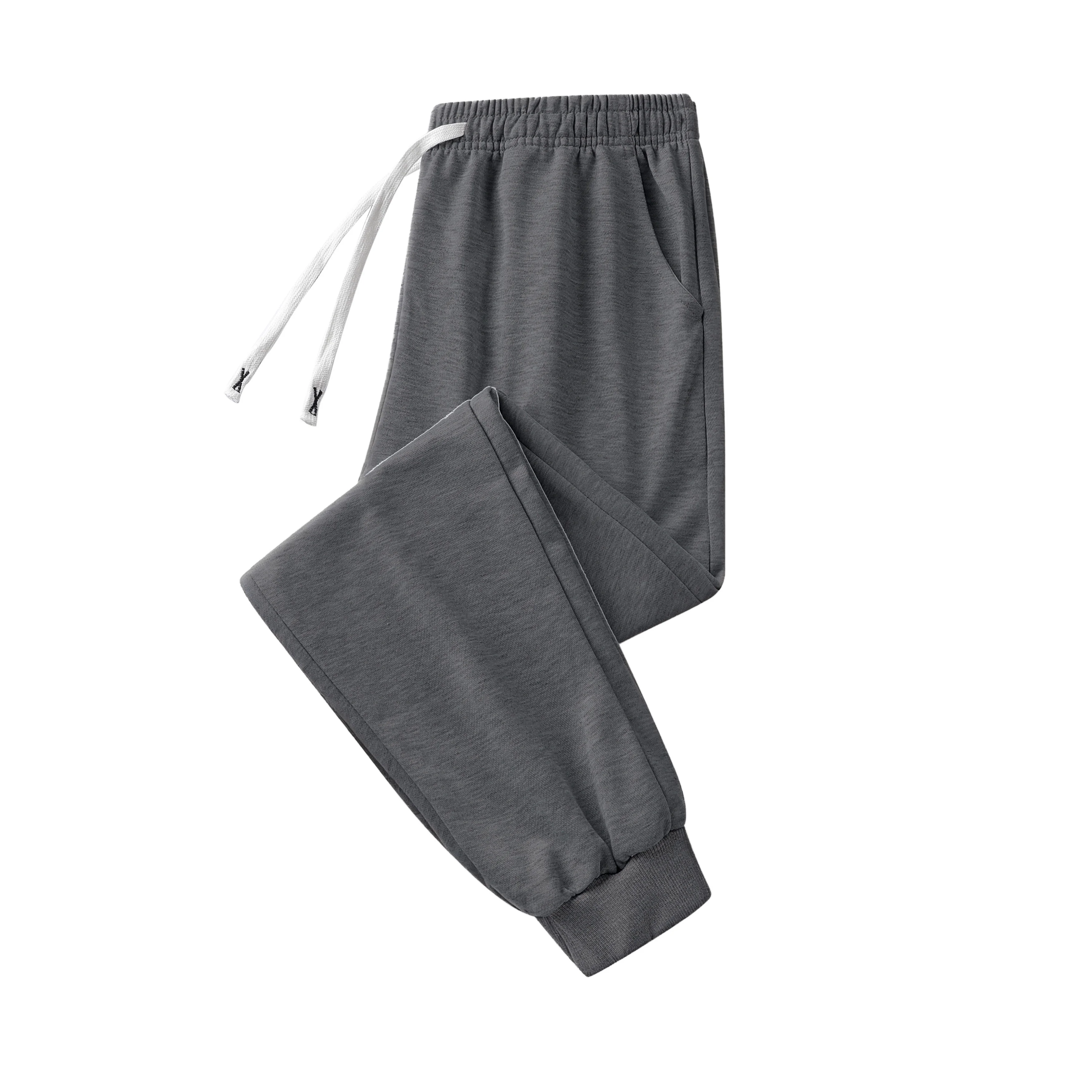 2 Stück Herren-Sport- und Funktionshosen für Frühling und Herbst, Herren-Fitnessbekleidung, Arbeitskleidung, einfarbige Hosen. – Detail 5