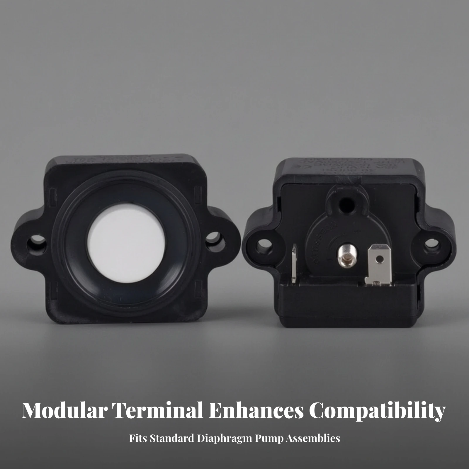 Diaphragm Pump Pressure Switch Replacement Diaphragm Pressure Switch with Mounting Ears Compact for Maintenance Technicians