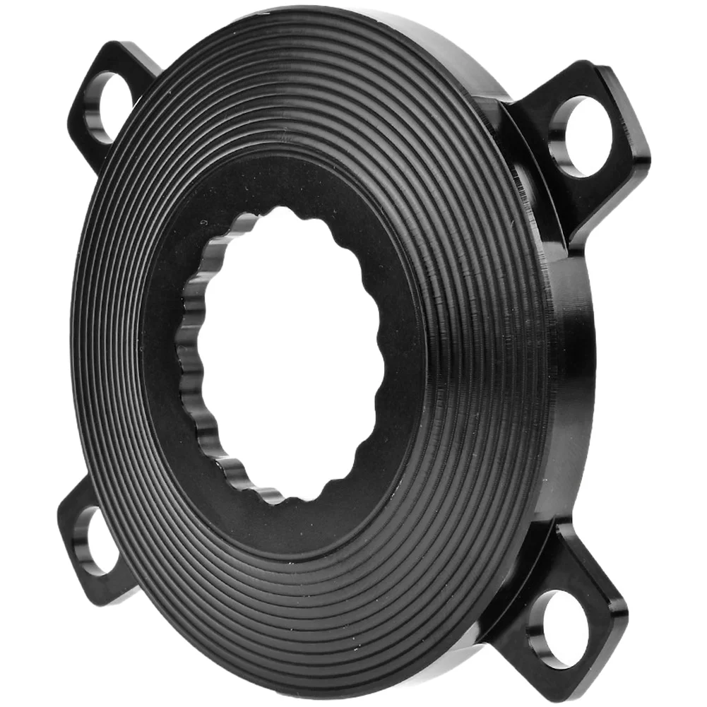 Aluminum Alloy 110BCD 4 Bolt Chainring Adapter For Easton Crank Conversion To Standard Round For Ring Black Lightweight Cycling