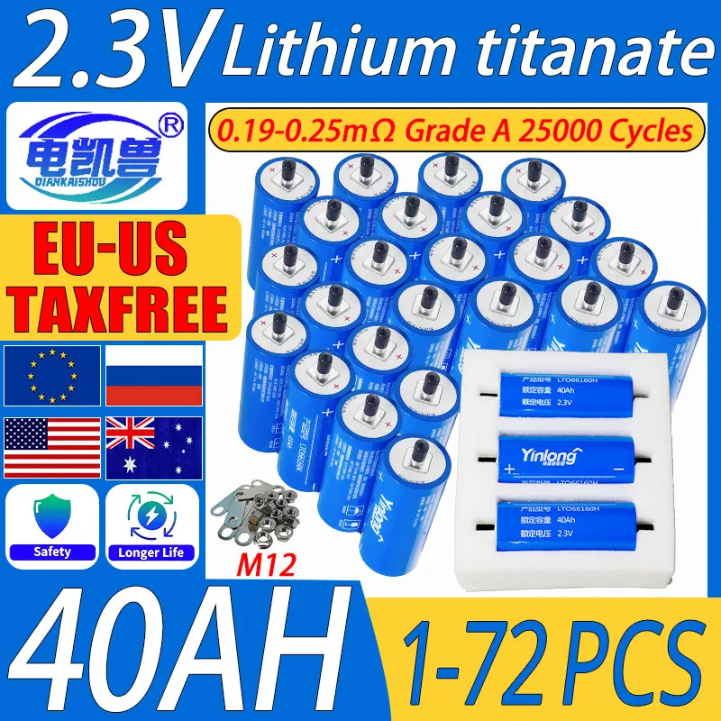 2.3V 40Ah Lithium T…