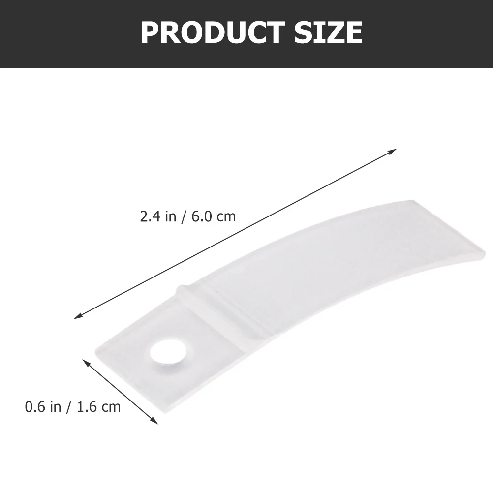 

200 Pcs Drawer Stops PVC Non Slip Stopper Guide Bottom Slides Replacement Kitchen Parts Sturdy Rust Resistant Wear Breakage