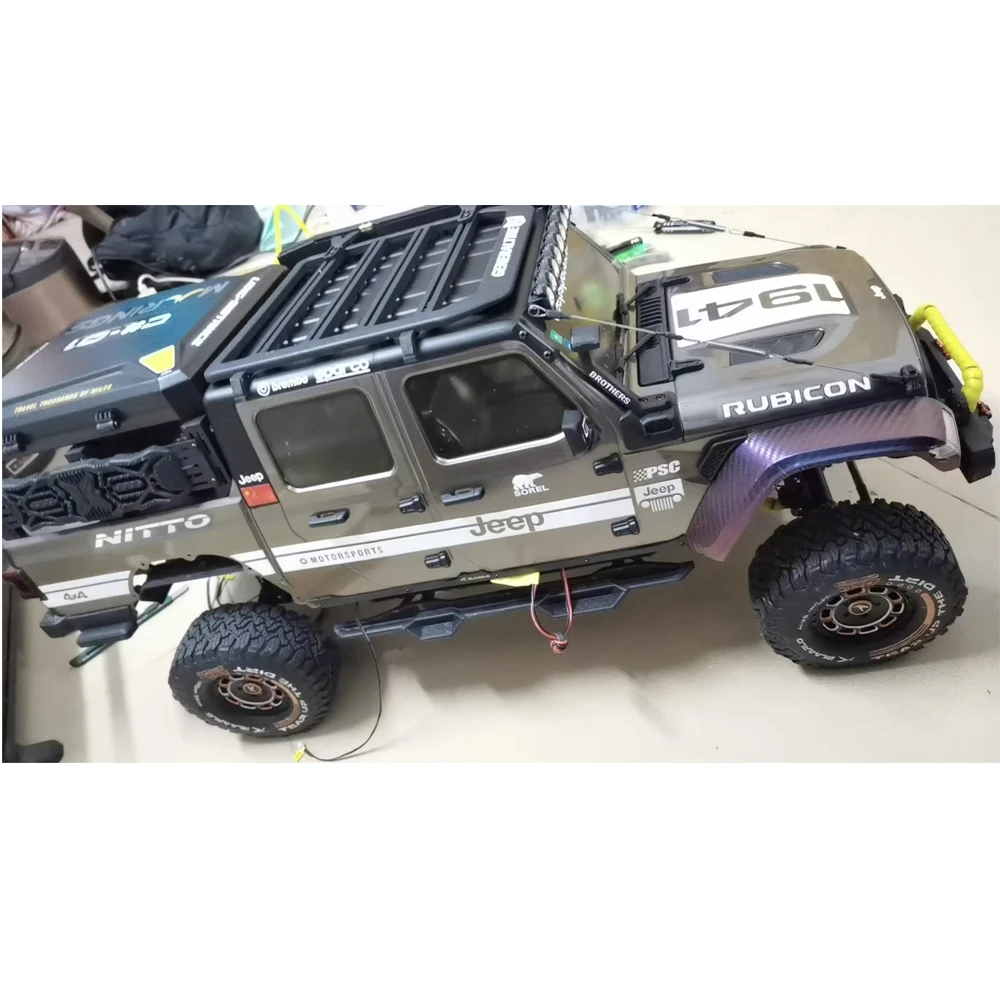 جديد Crobolt JK07 ملصق جديد Lelaluo MK07 ملصق 1/7/1/8 RC تسلق سيارة ملصق خاص SUV نموذج المزاج مكون