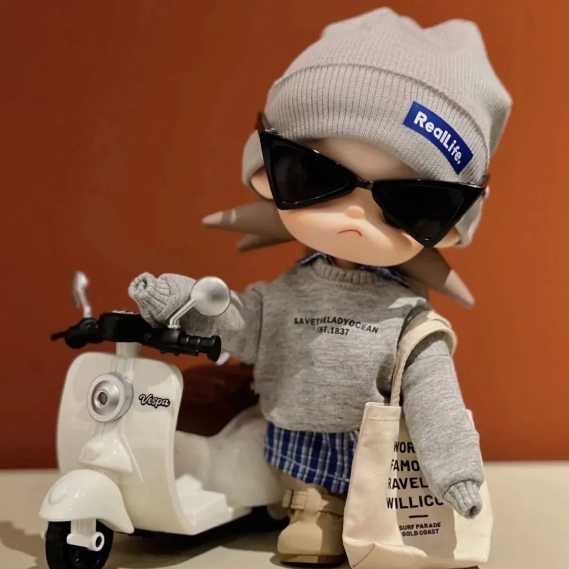 

Кукольная одежда «Где Злаги» для 1/8, подвижная кукольная одежда, клетчатая рубашка Gajie, свитер, одежда для куклы, замена костюма