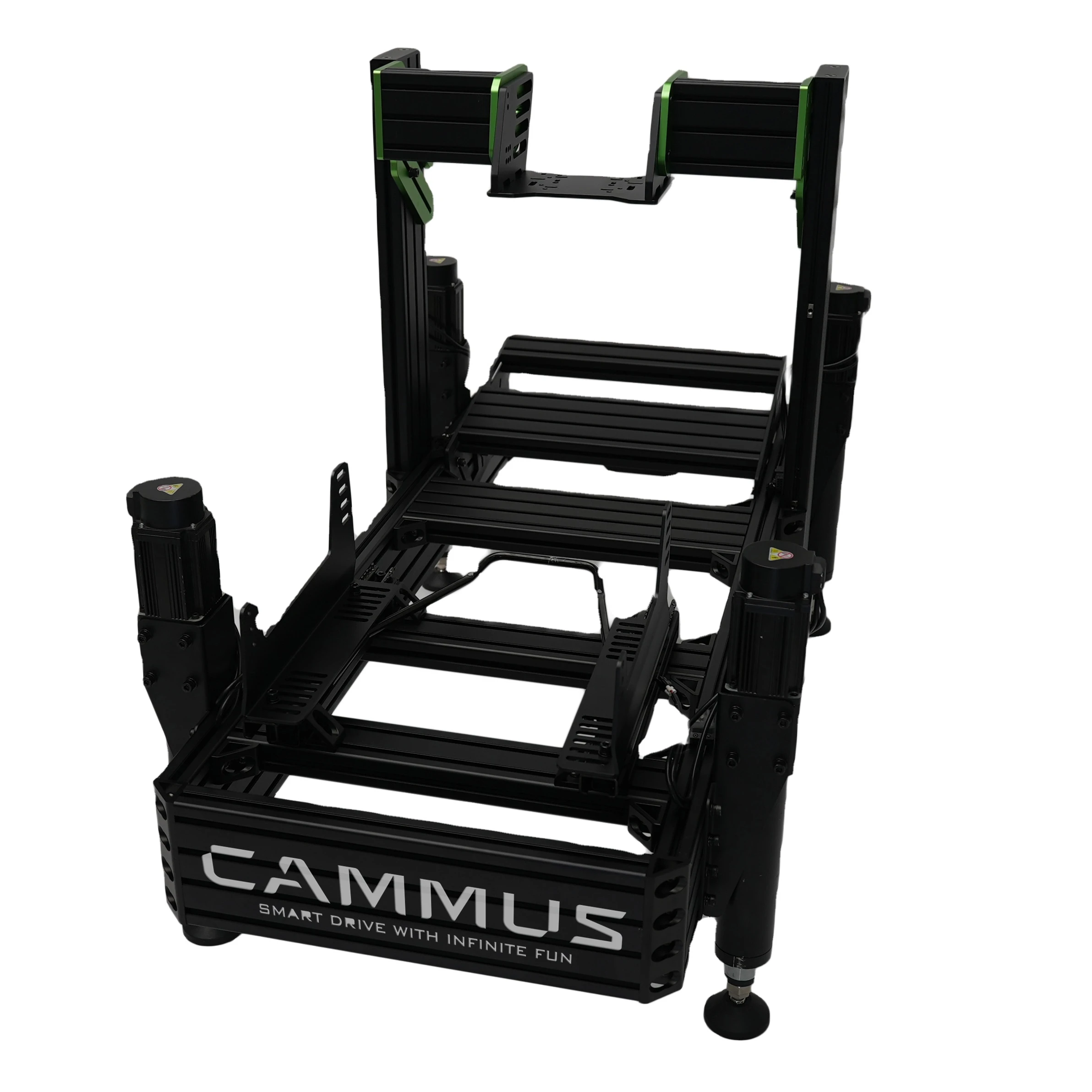 Racing Simulator Cockpit Gaming Chair Aluminium Game Seat with Screen Steering Wheel Stand
