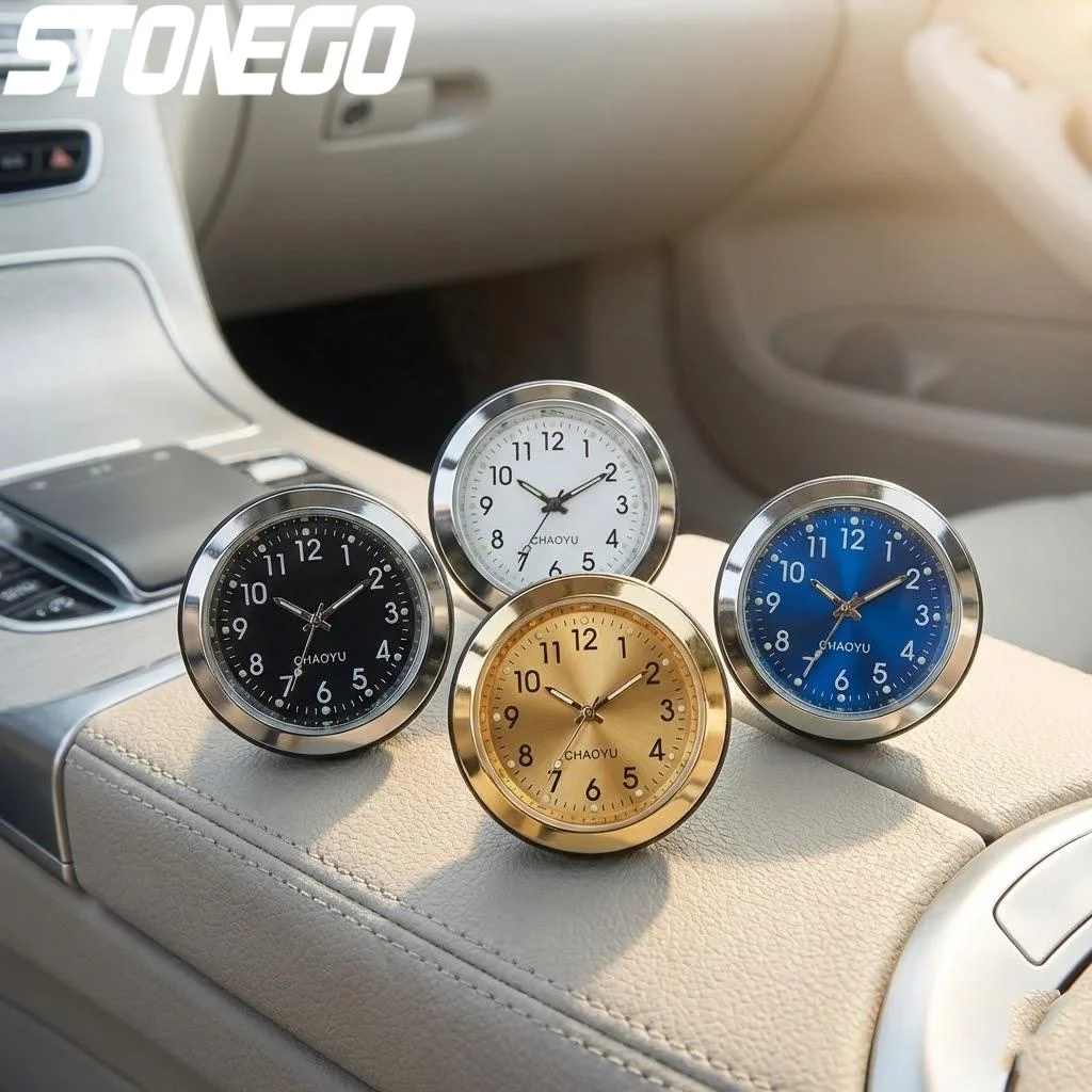 Car Clock Analog Watch Luminous Car Styling Quartz Clock for Car Interior Decoration Auto Accessories Air Outlet Ornament