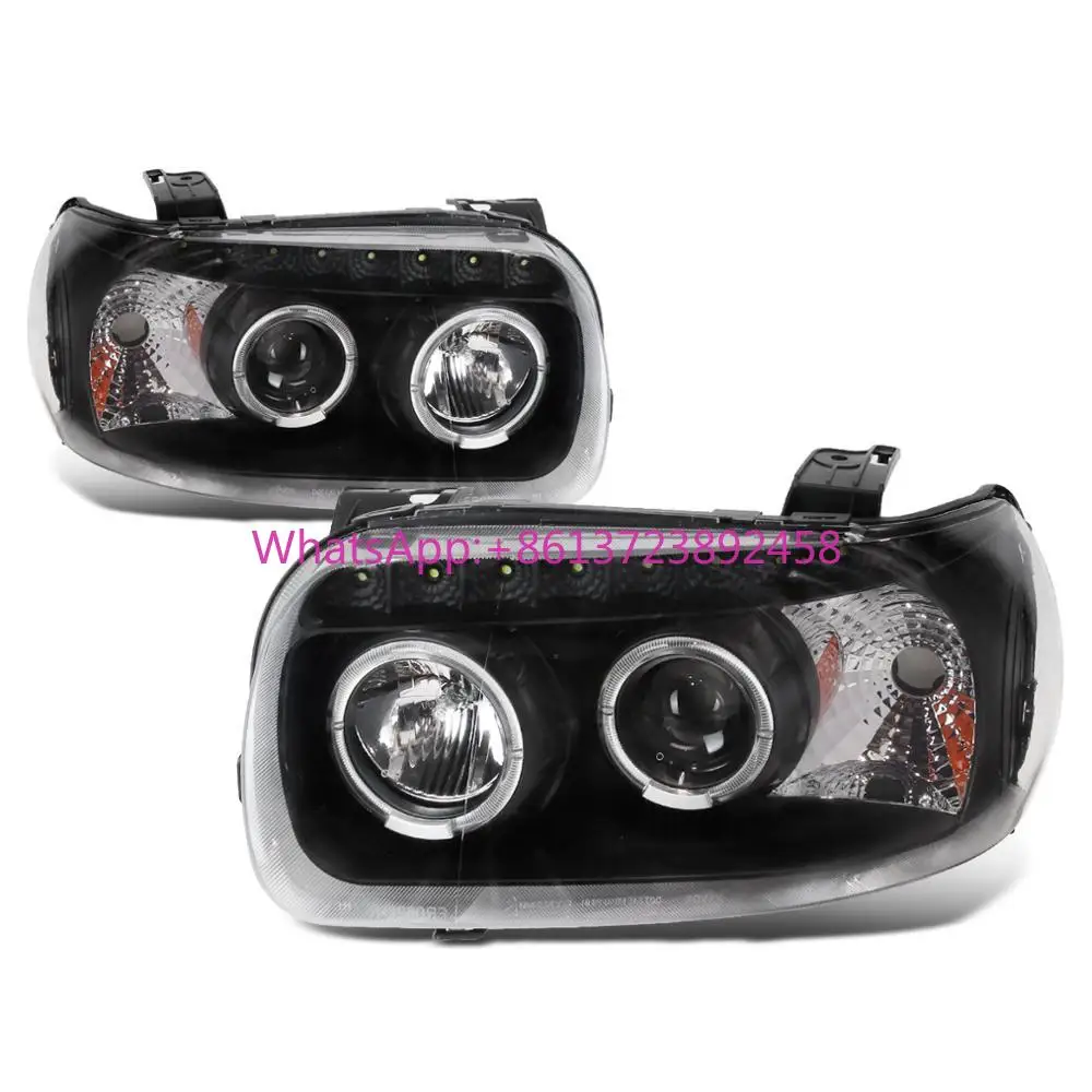 

Hot-selling Front Light Dual Halo Projector Headlights w SMD LED Light Strip for 2005-2007 Ford Escape -Black/Smoke