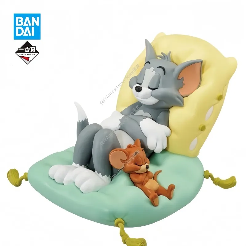 

In Stock Bandai Original Ichiban KUJI TOM and JERRY Always Together Morning Till Night One Peaceful Day Yummy Funny House Figure