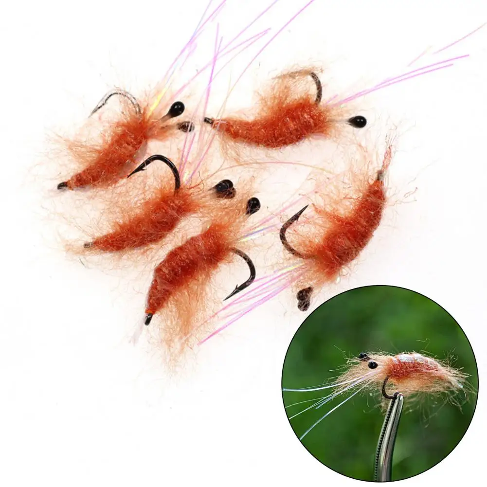 

Shrimp Fly Bait Fishing Tackle Universal Shrimp Fly Fishing Bait Sharp Hook Prevent Escape Freshwater Saltwater Lure Tackle