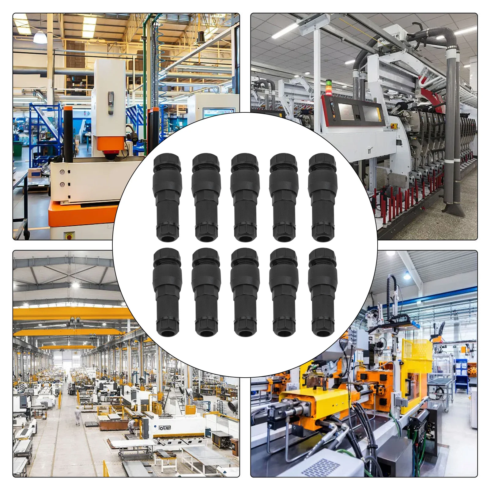 

Efficiently Connect Wires with This Pack of 10 T Type Low Voltage Connectors Designed for Up to 500W and 5A Usage