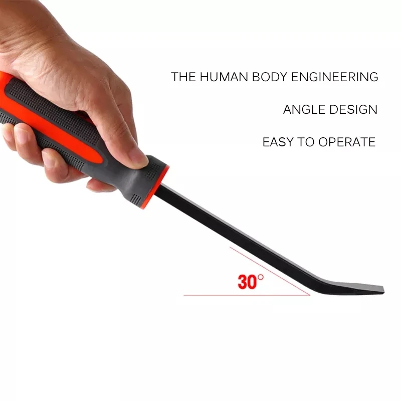 Imagem -04 - Multi-function Longo Pneu Crowbar 30 ° Ferramenta de Substituição do Pneu Carro Pry Bar Heavy Duty Crowbar Cv-r Remoção Ferramentas Manuais 12 18