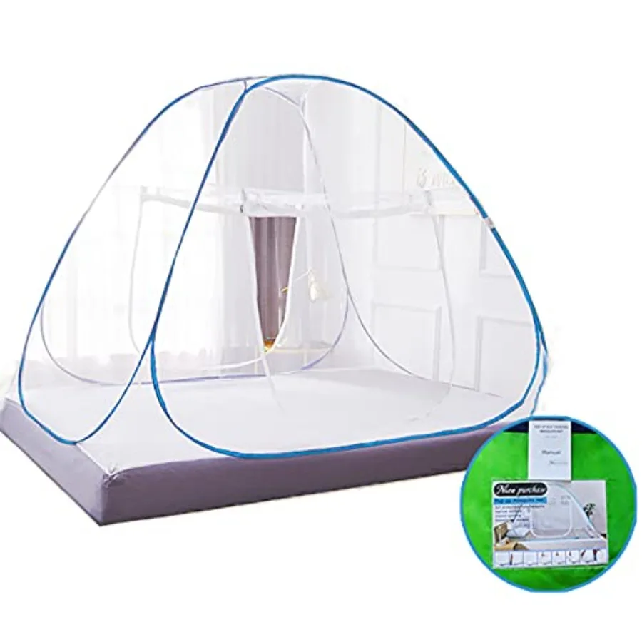

New Portable Folding Mosquito Net Tent Freestand Bed 1 or 2 Openings 1.0m( by LW
