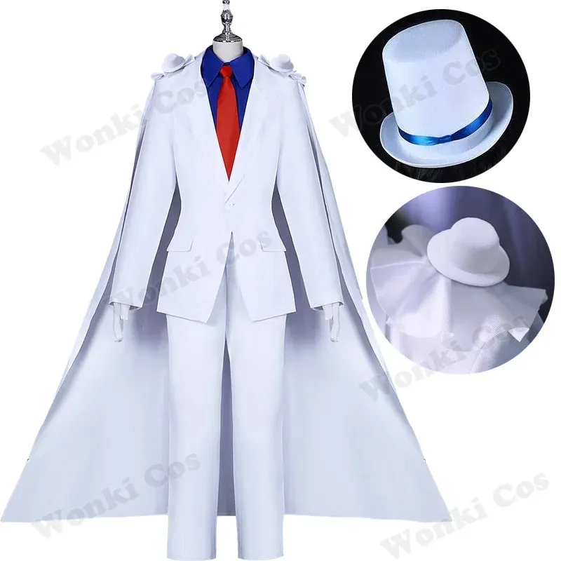

Anime Kiddo Cosplay Costume for Men Women Carnival with Eyeglassess Hat Role Play Halloween Outfits Full Set