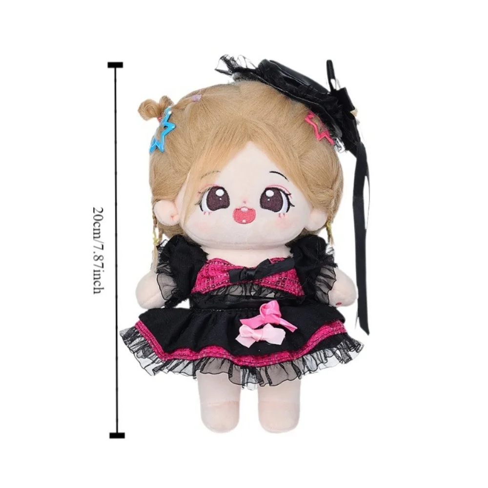 DIY Kleidung Hoodies 20 cm Baumwolle Puppe Kleid Lolita Dress Up Baumwolle Puppe Kleidung Mimi Süße Plüsch Spielzeug Kleidung kinder geschenk