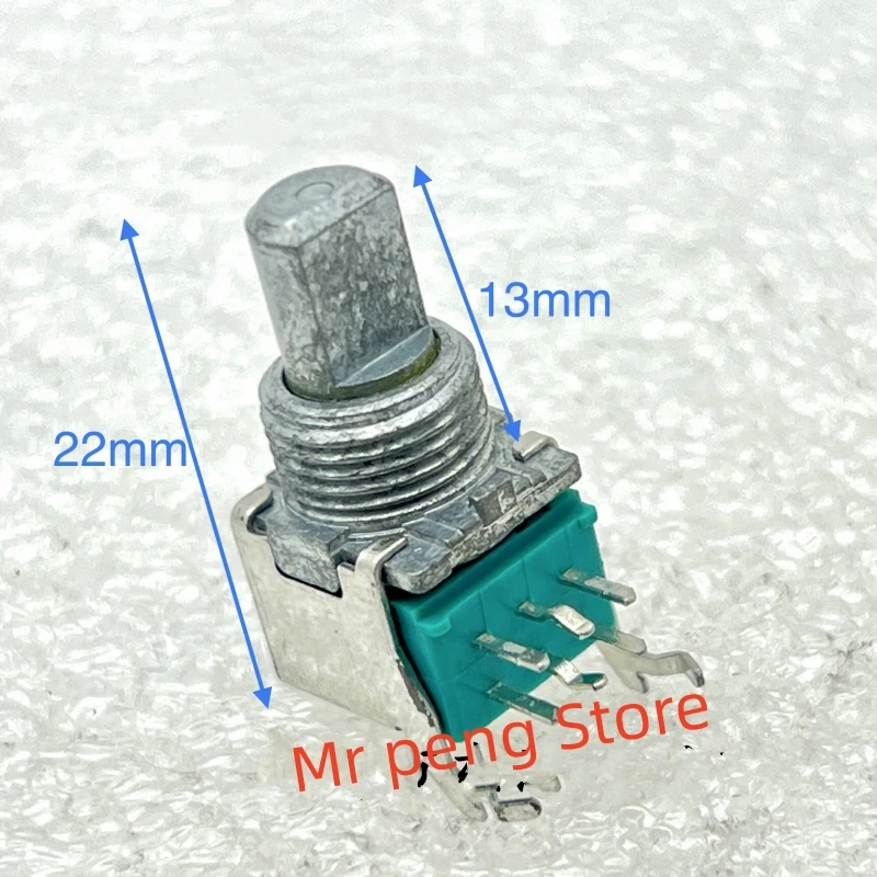 

5pcs for ALPS RK09 precision dual potentiometer B100K has a midpoint positioning shaft length of 13mm