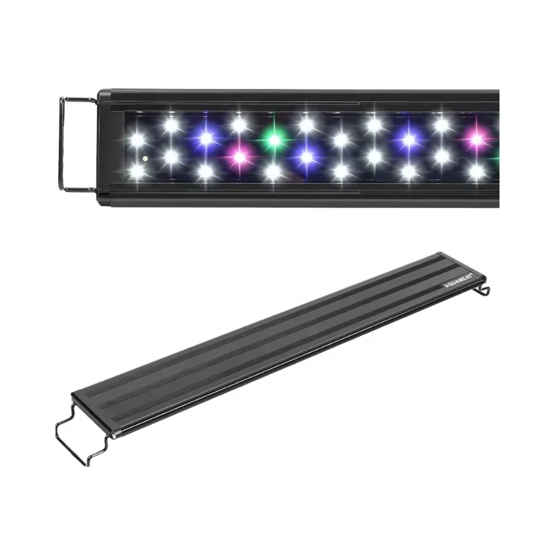 12In Light Emitting Diode Aquarium Full Spectrum Environmental Protection Plastic Fish Tank Light Fresh Water Modern Life 5W