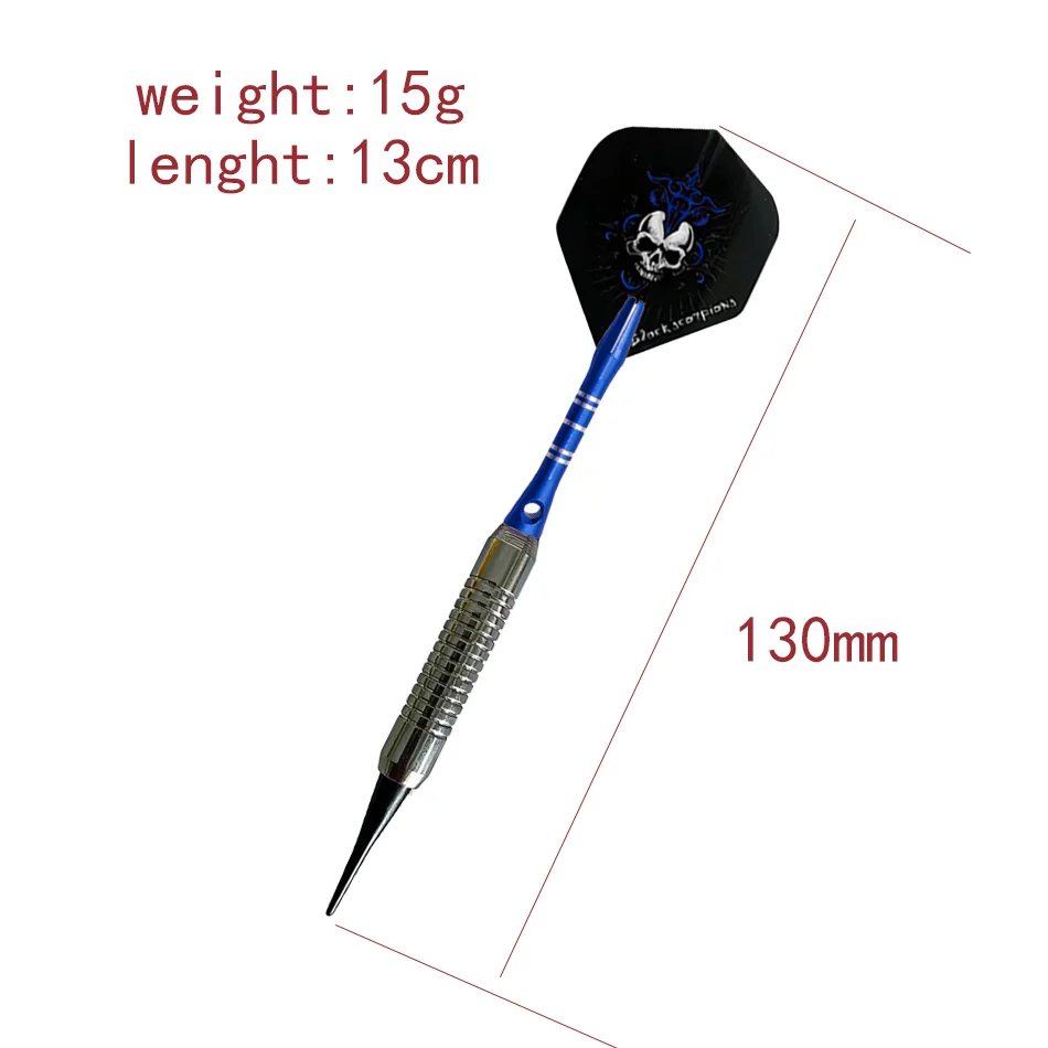 15g Tip Darts Aluminum Shaft Electronic Plastic Dartboard Indoor Outdoor Darts Games Family Bar Entertainment