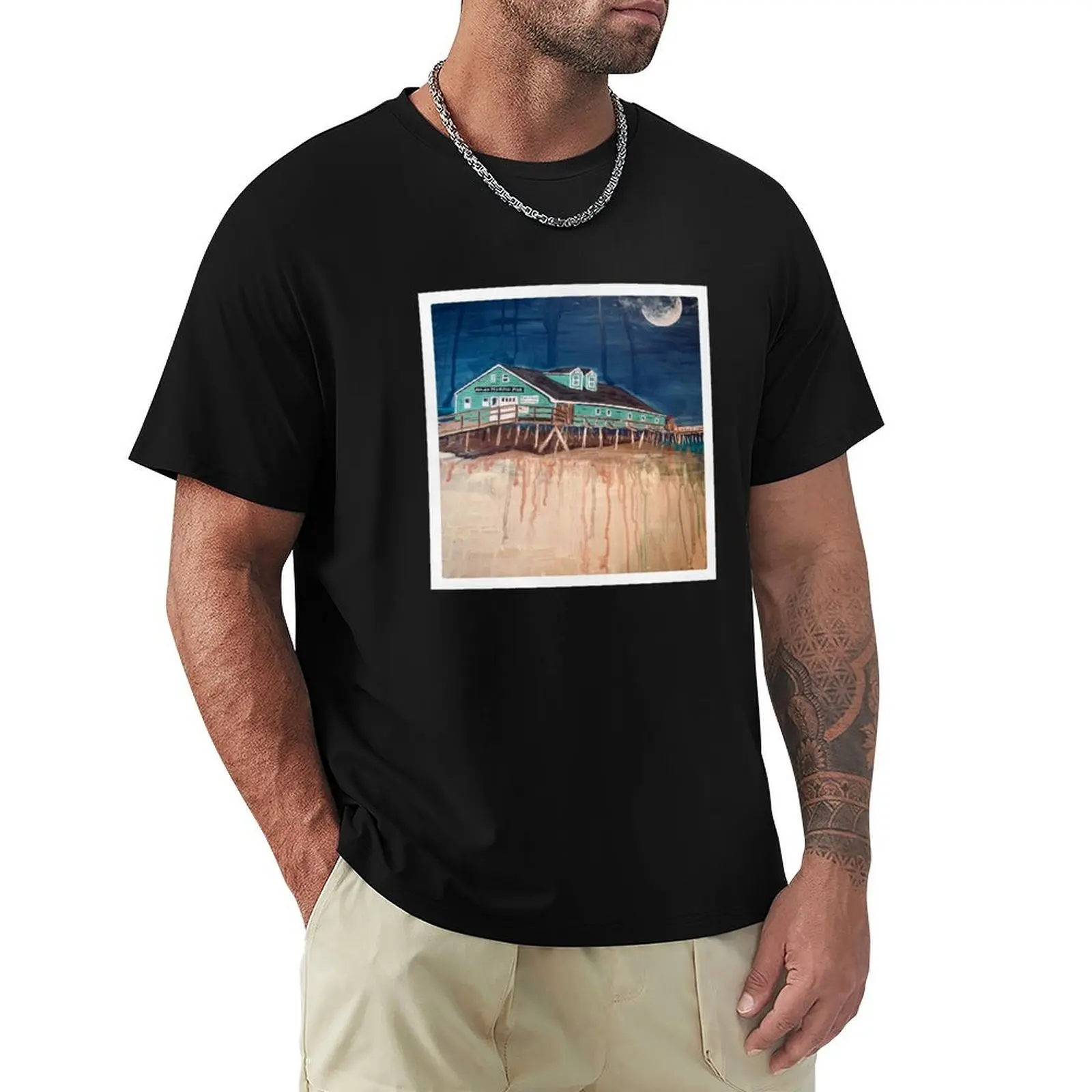 Avalon Pier #2 T-Shirt vintage clothes sublime oversizeds t shirt men